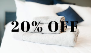 20 percent off first visit - special offer